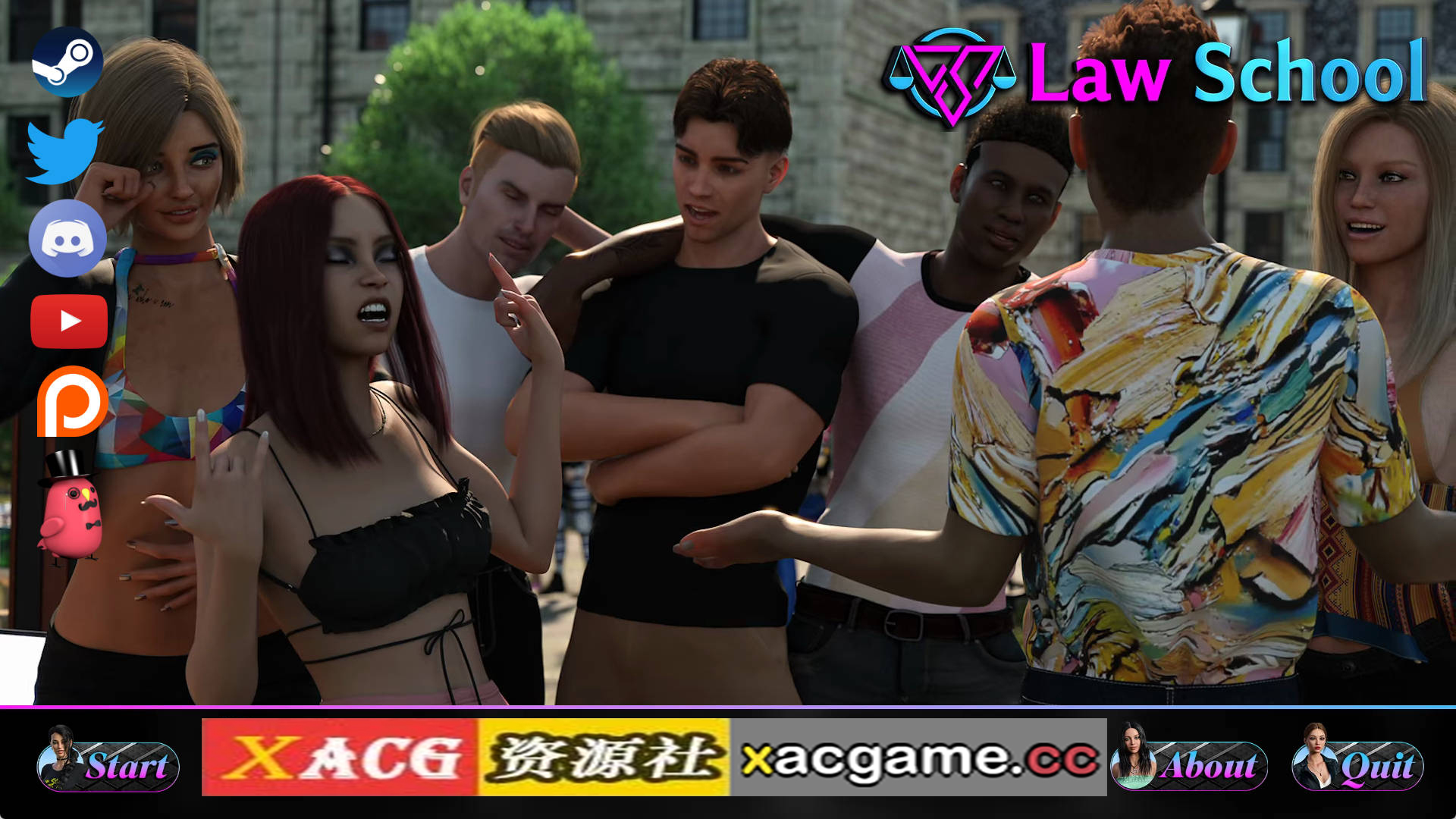 【PC+安卓+IOS/欧美SLG】法律学院0.2汉化版【1.48G/汉化/动态/更新】