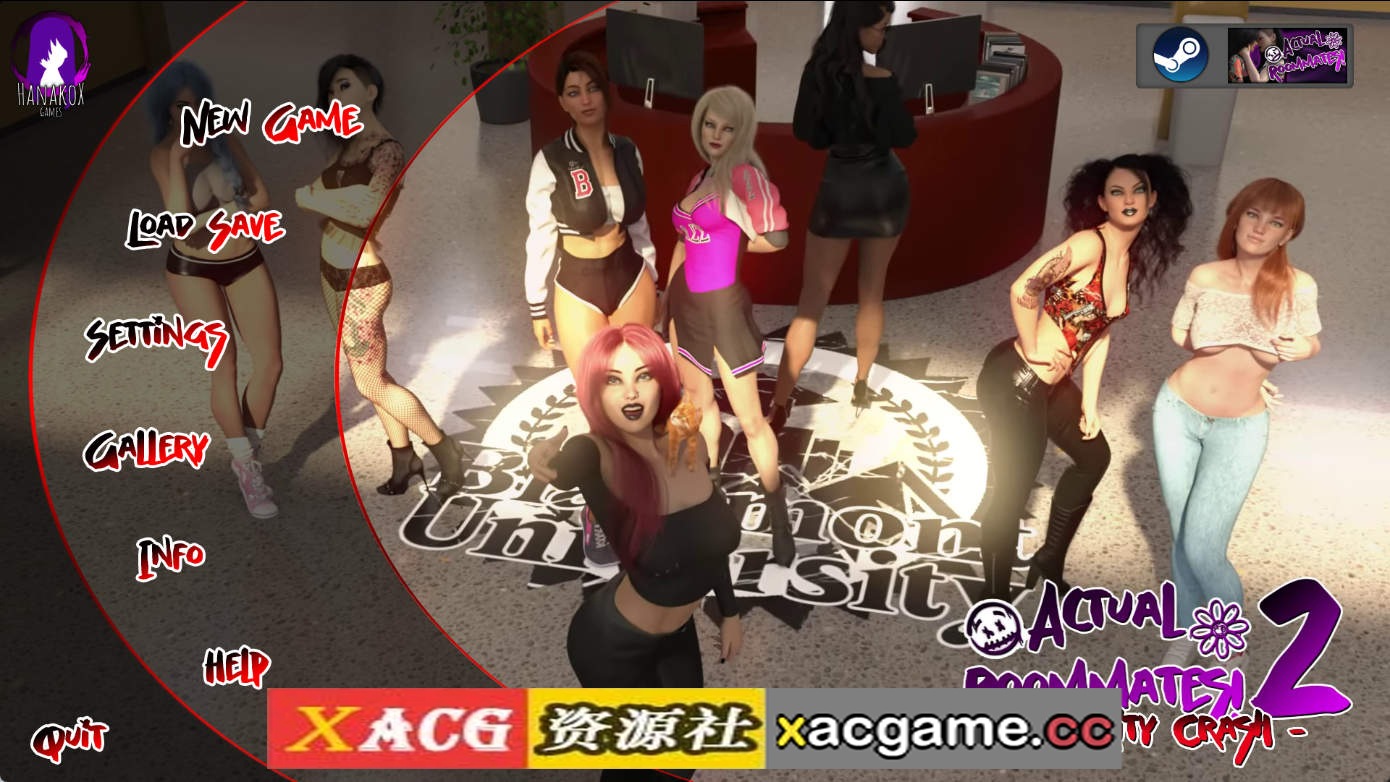 【PC+安卓+IOS/欧美SLG】实际室友2-联谊会崩溃Ch.1 AI版【1.61G/汉化/动态/更】